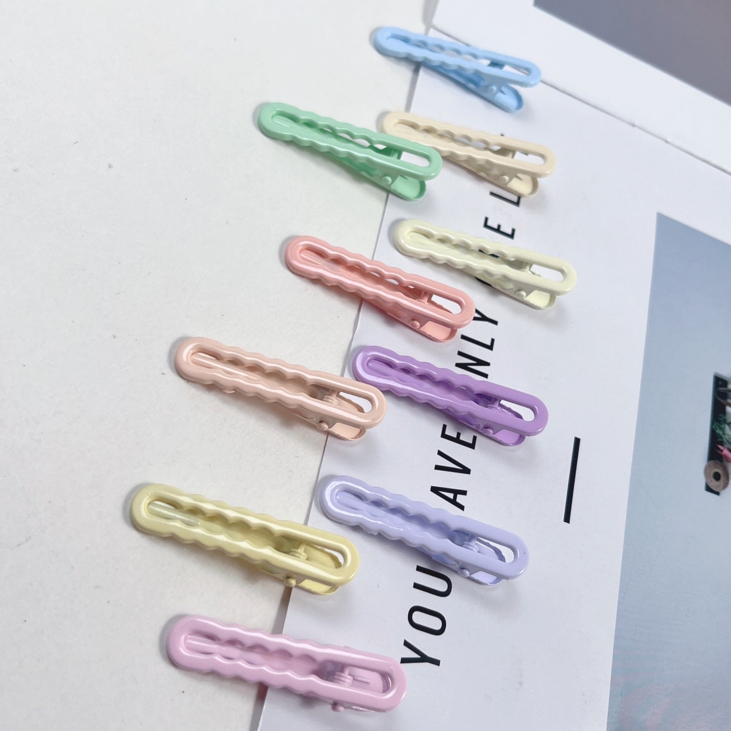 Color Metal Diy Hairpin