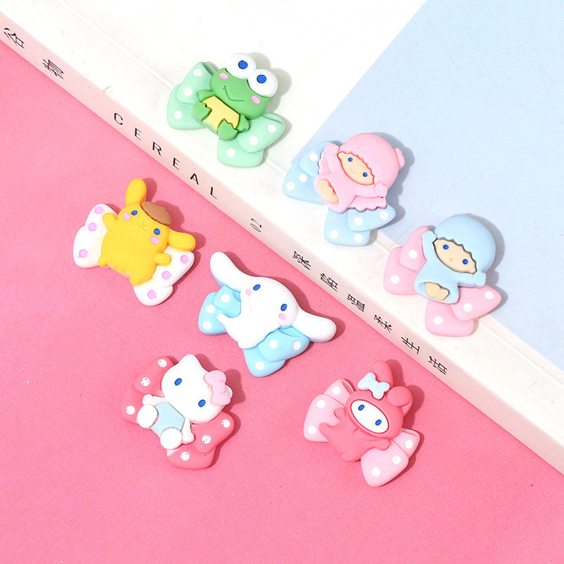 Cartoon Bow Sanrio DIY Charm