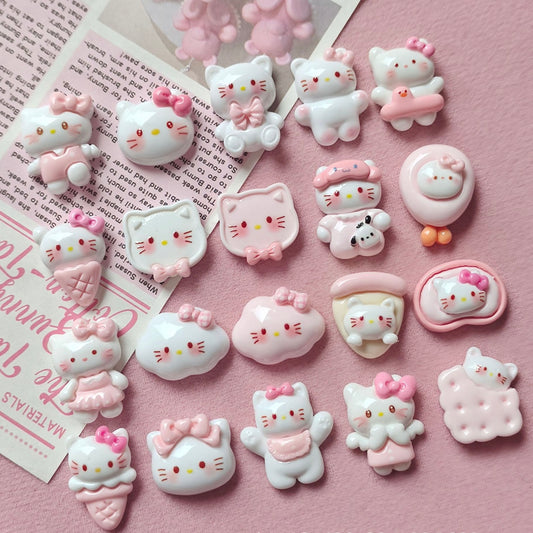 Kitty cute resin cartoon