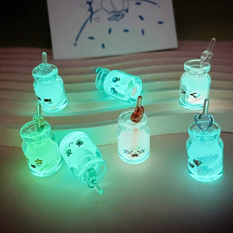 Glowing mini bottle