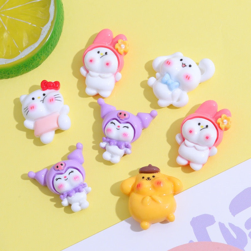 Sanriou cute resin cartoon