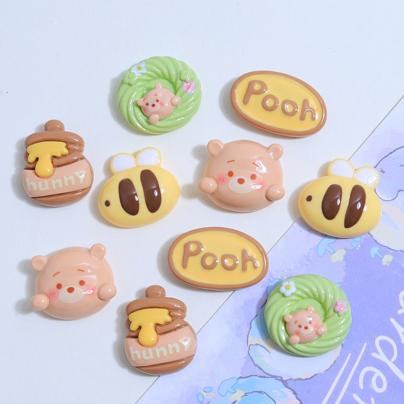 Cute resin cartoon charm