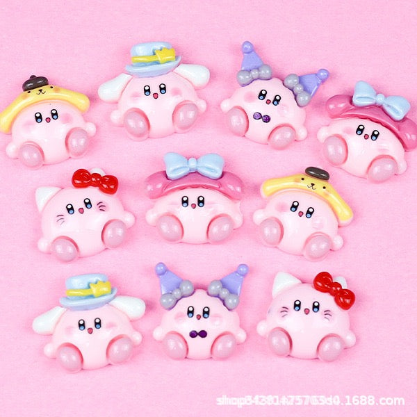 Kirby resin cartoon accessories