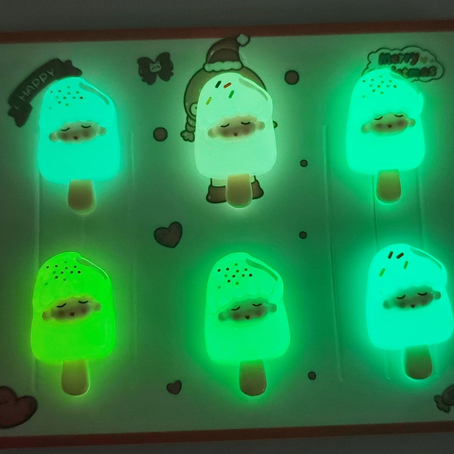 Luminous cartoon ice cream