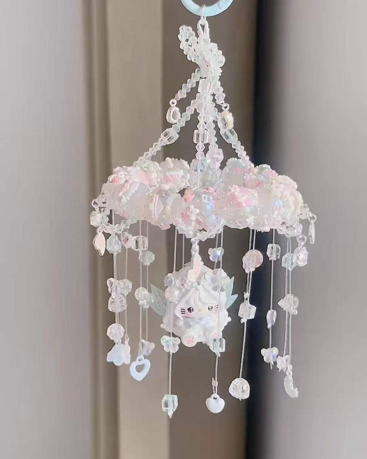Hand-painted bead handmade wind chime (multiple styles)