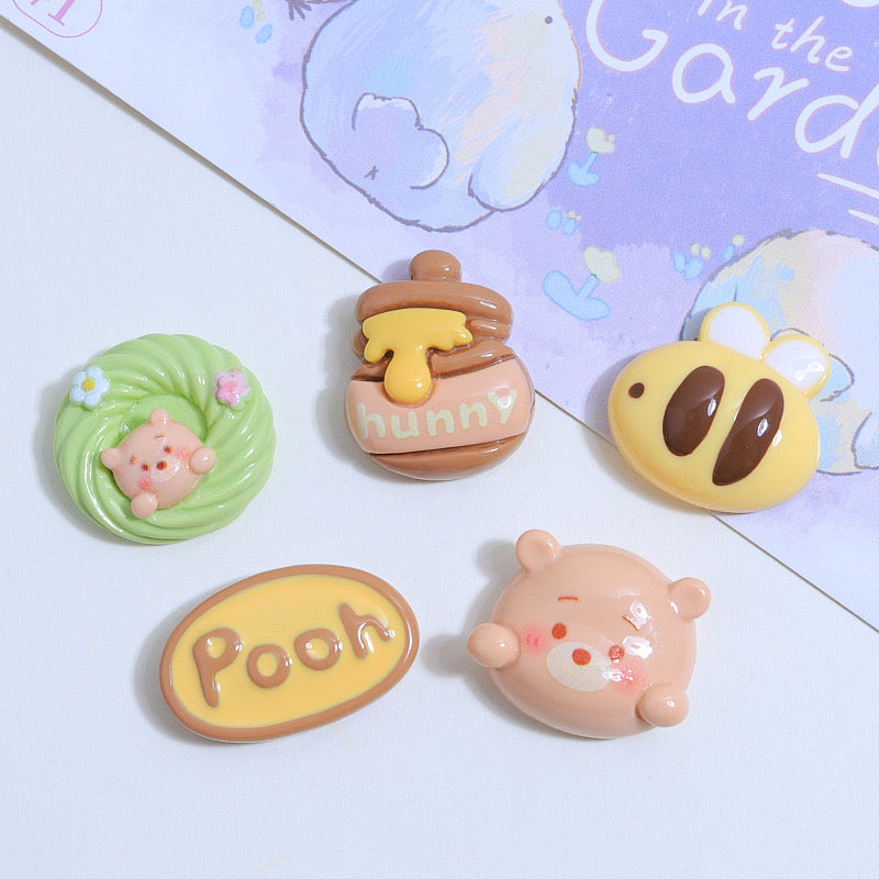 Cute resin cartoon charm