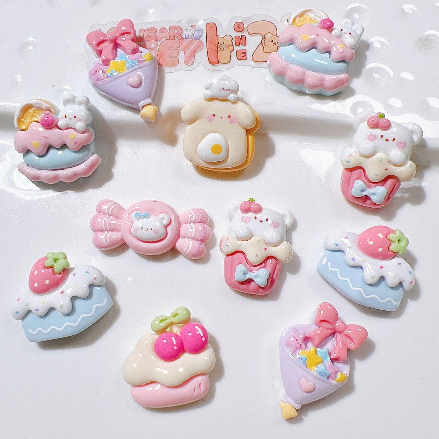 Food resin charm