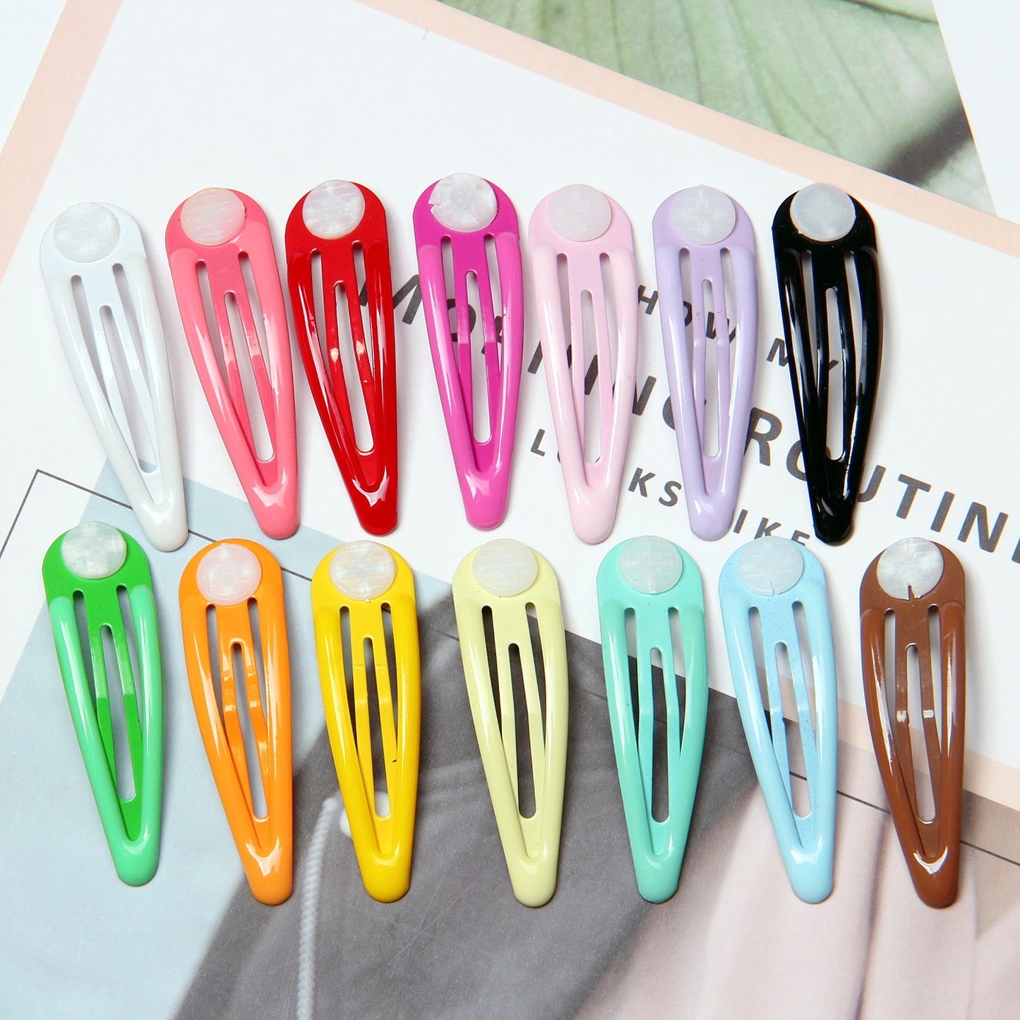 Color Metal Diy Hairpin