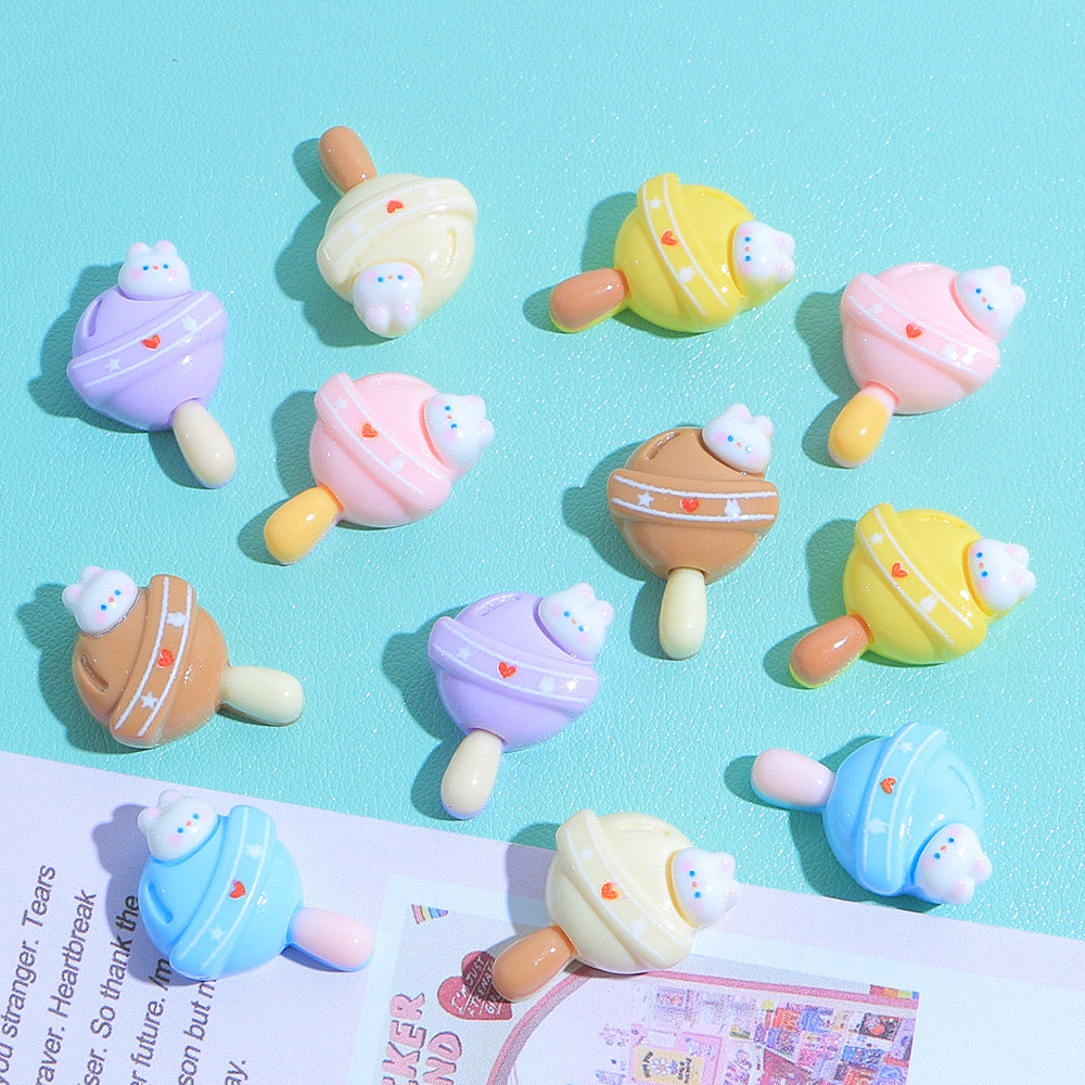 Resin cartoon lollipops