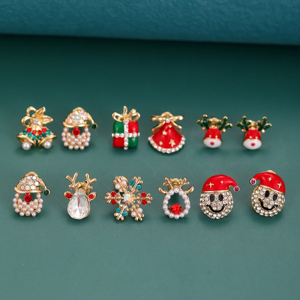 Christmas earrings