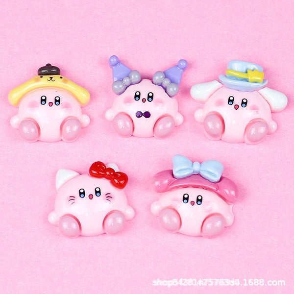 Kirby resin cartoon accessories