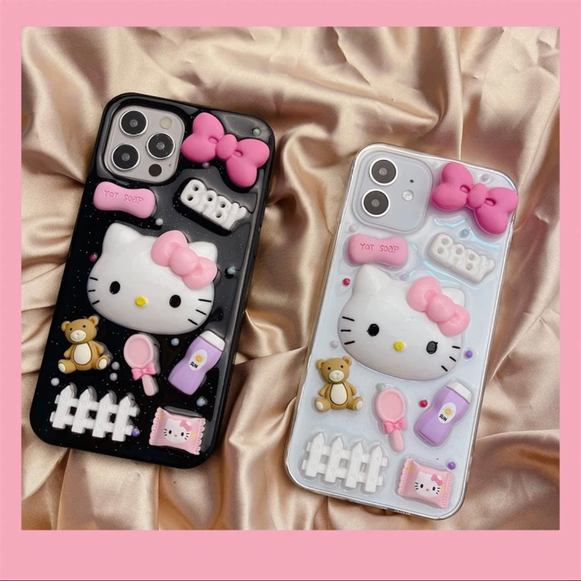 Kitty-themed mobile phone case