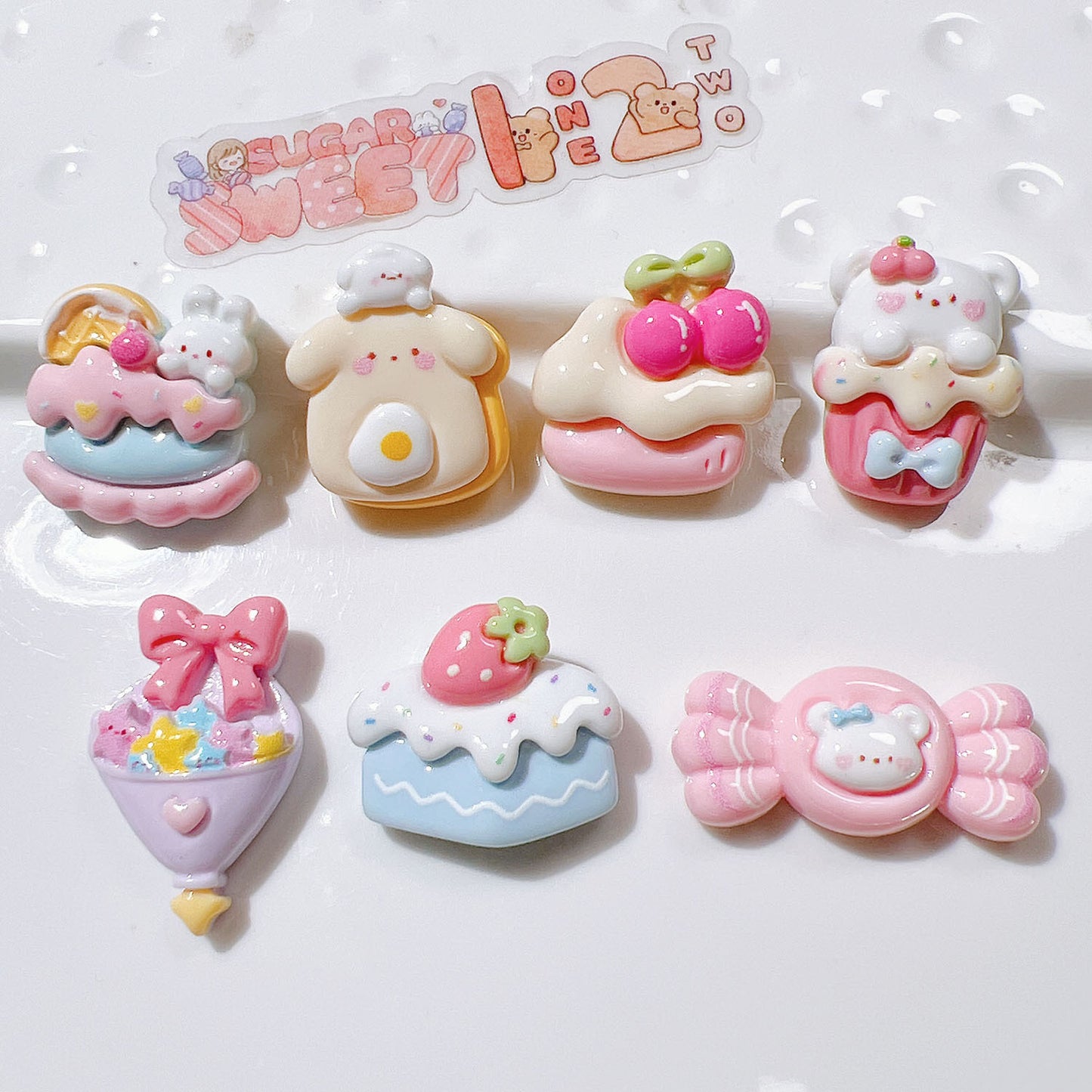 Food resin charm