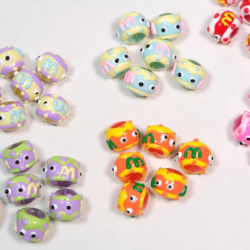 Little Monster Hand Painted
Beads