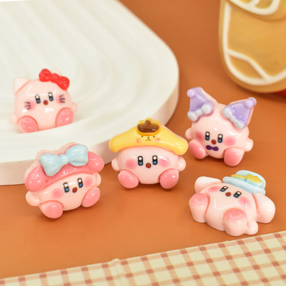 Kirby resin cartoon accessories