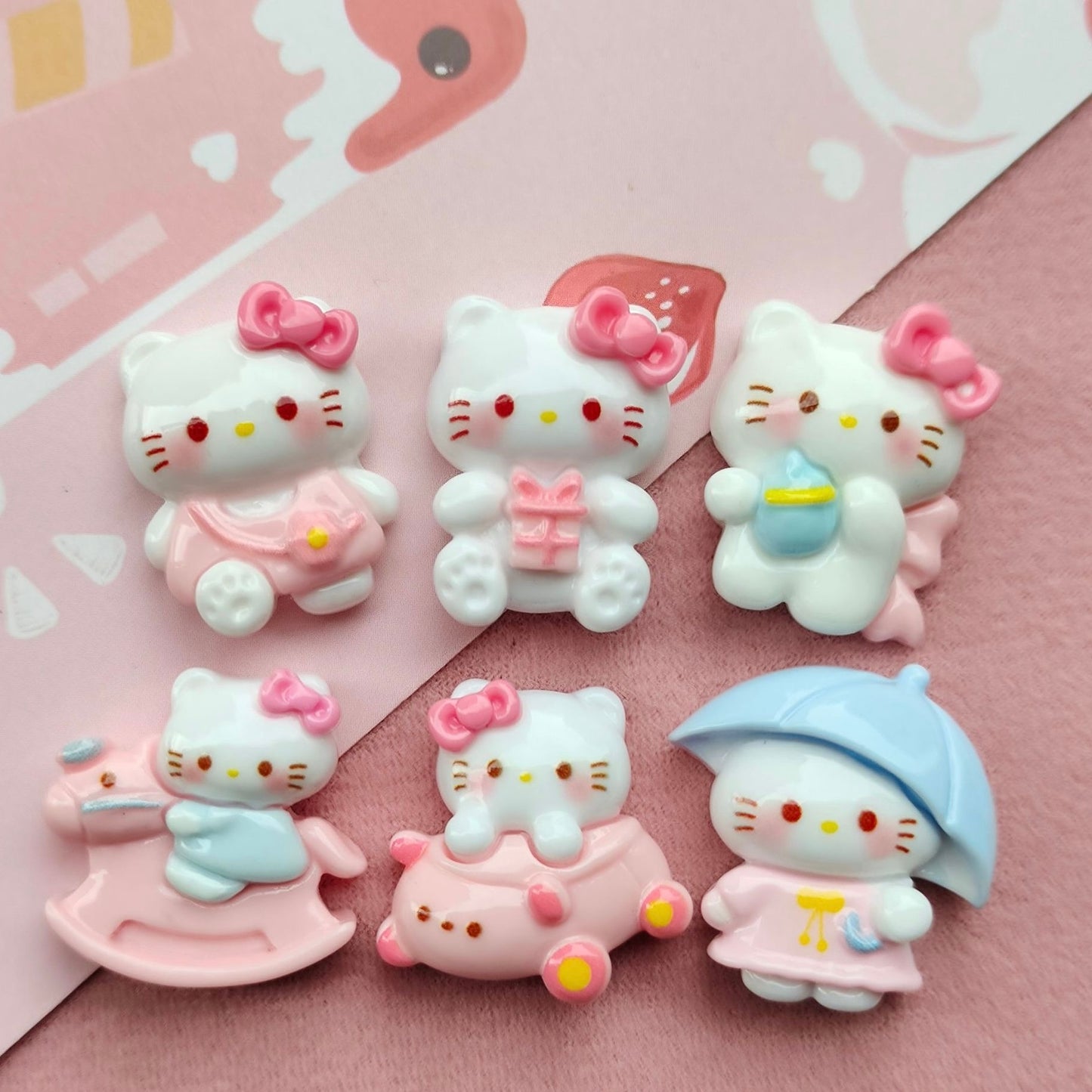 Kitty cute resin cartoon