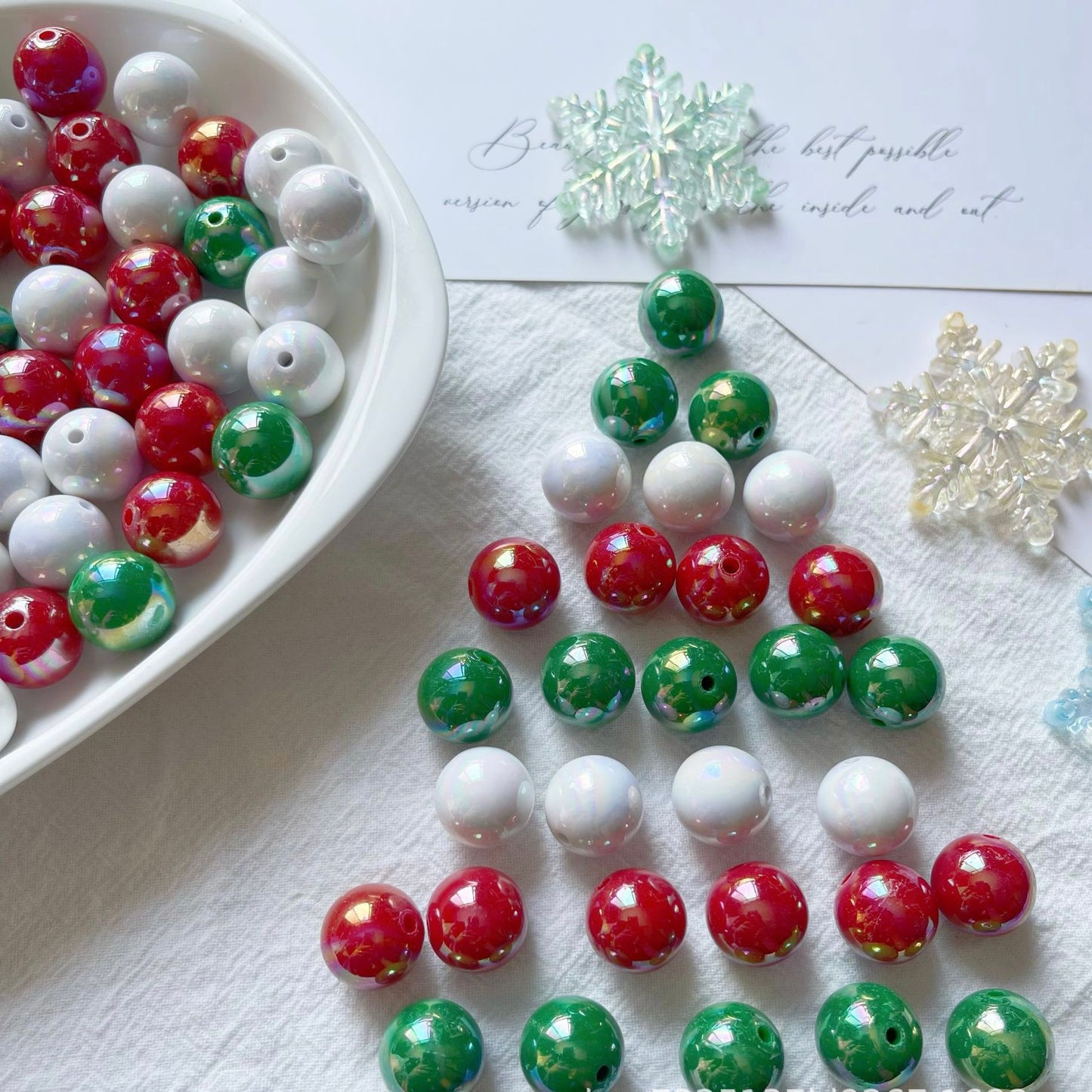 Christmas theme beading