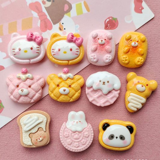 Kitty biscuit cute resin cartoon