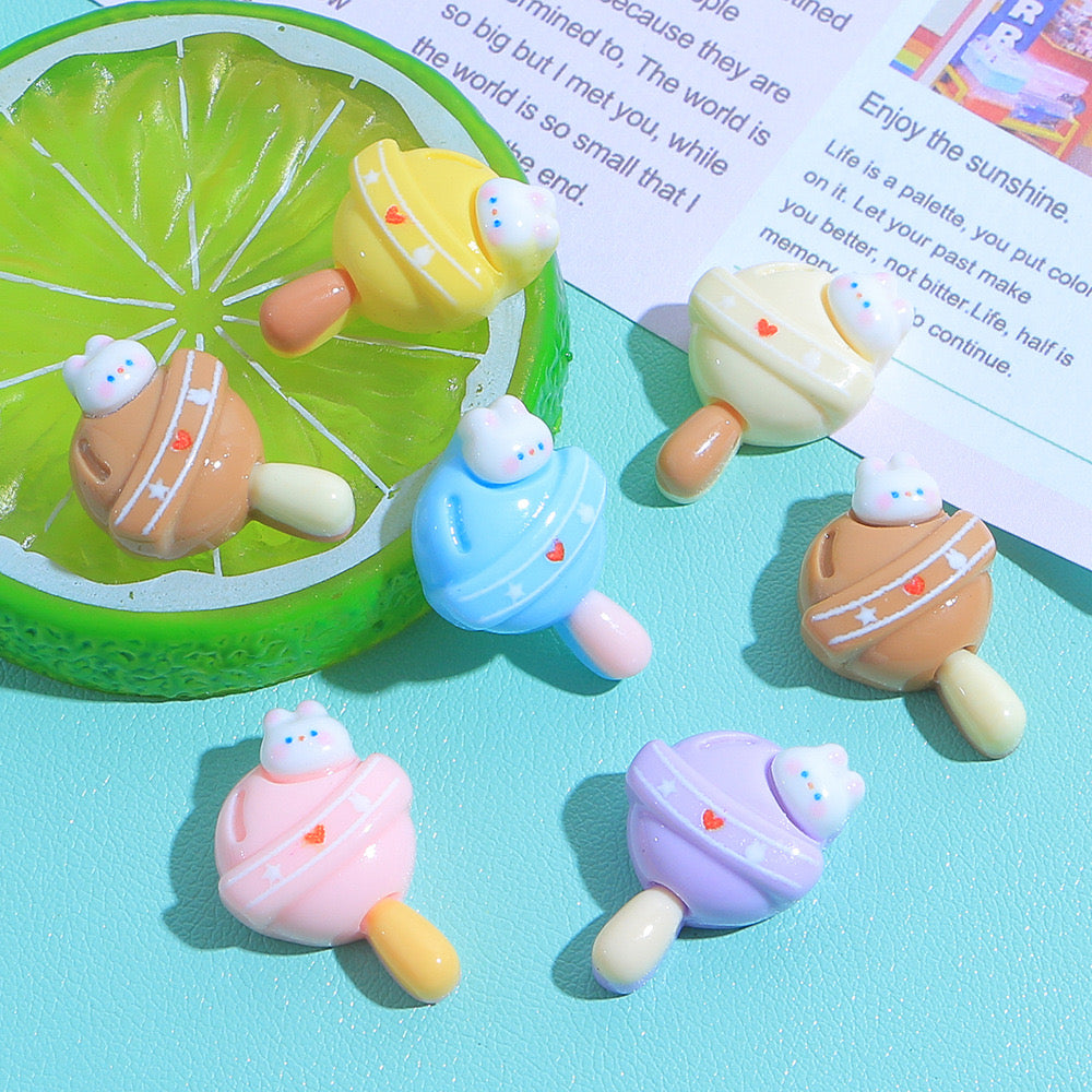 Resin cartoon lollipops