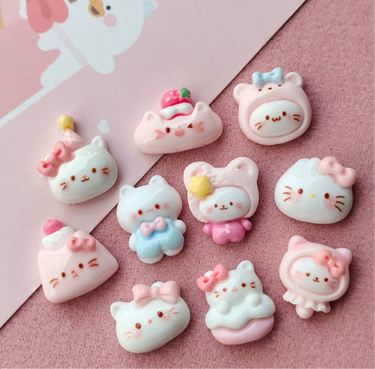 Kitty cute resin cartoon