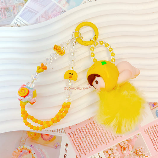 Cartoon phone, bag pendant