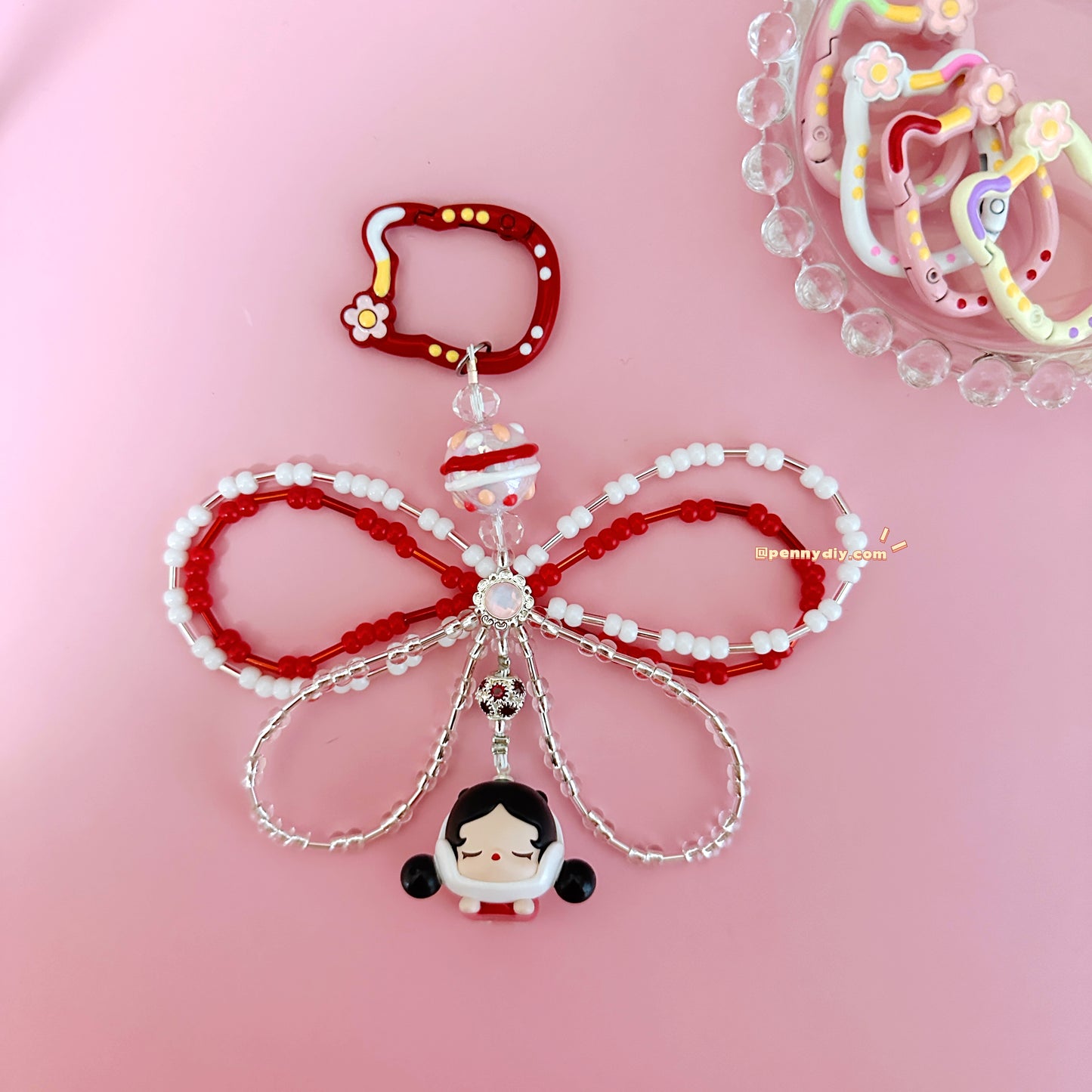 Butterfly mobile phone pendant, bag pendant