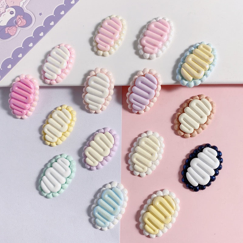 Color oval resin Diy hairpin accessories