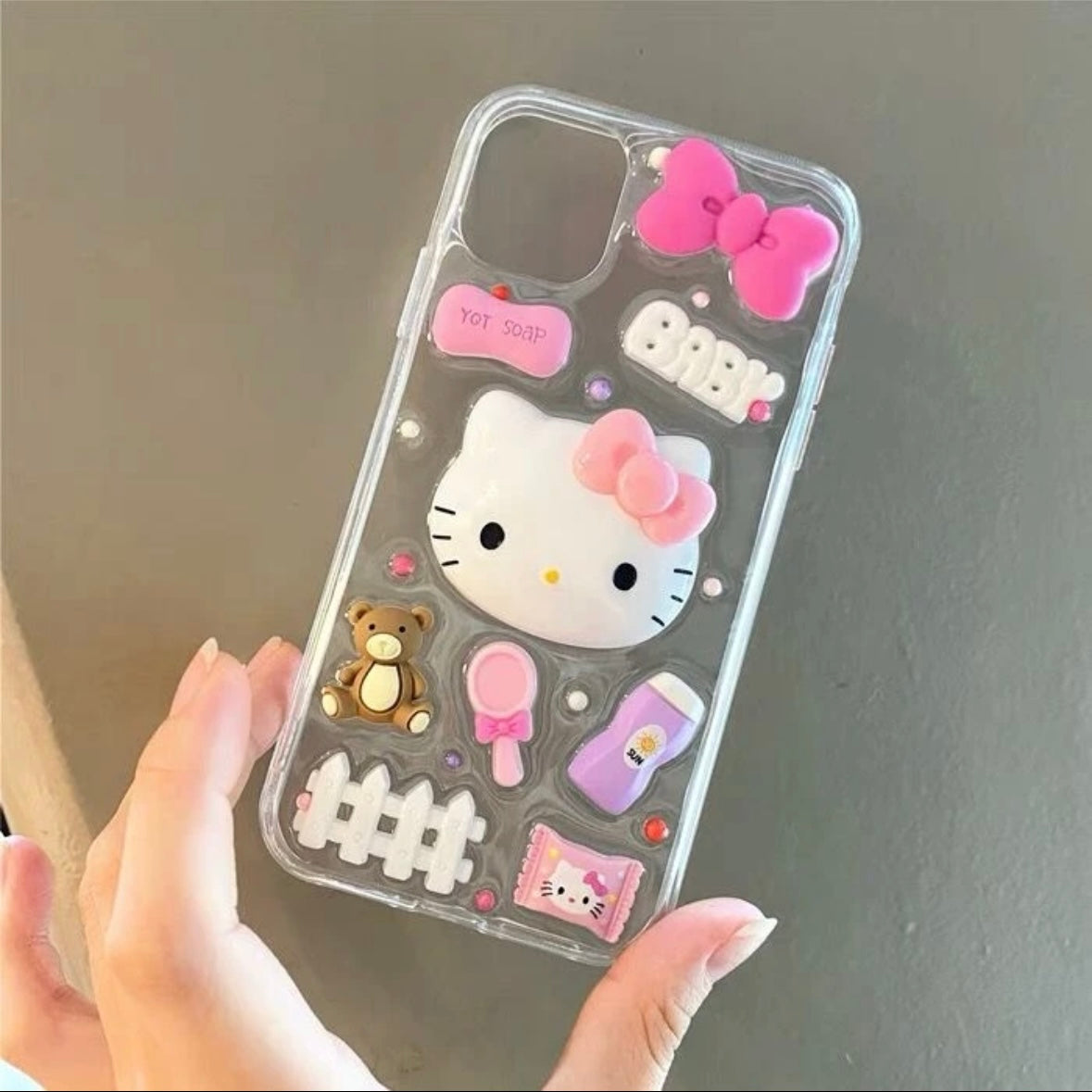 Kitty-themed mobile phone case