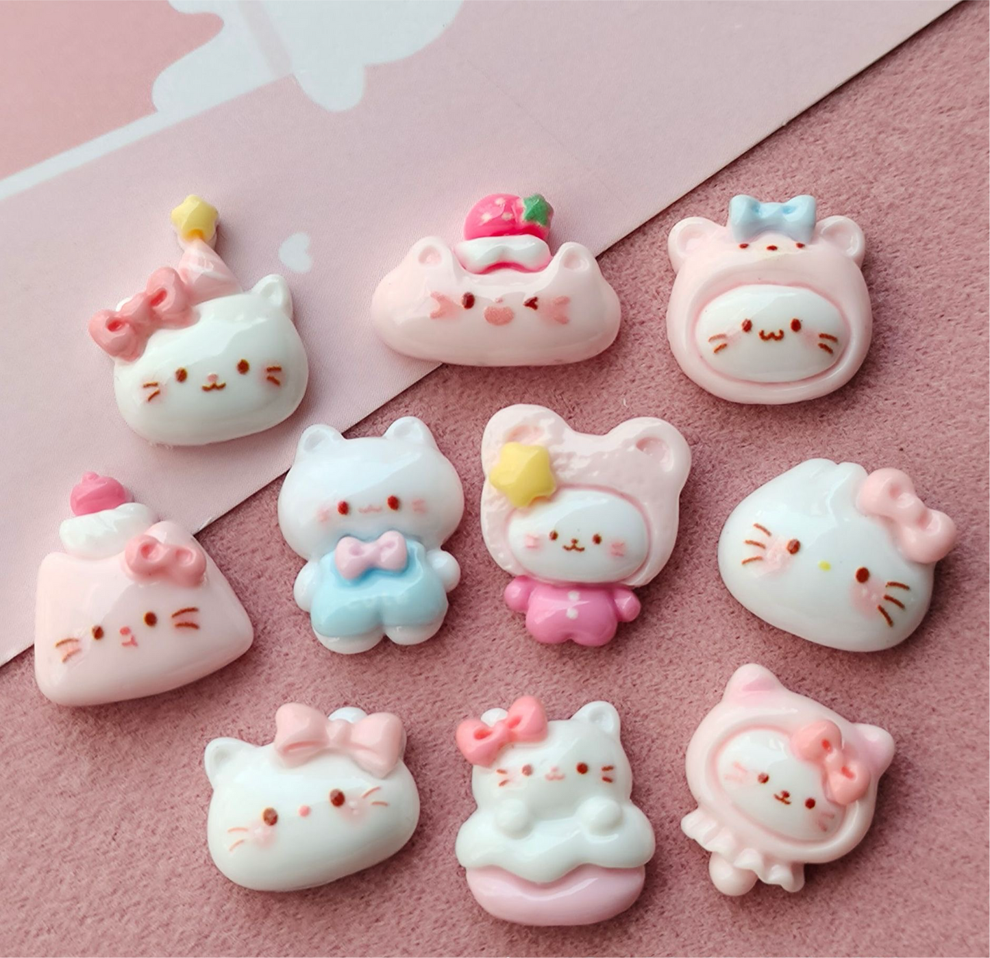 Kitty cute resin cartoon