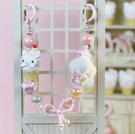 Hello Kitty phone chain, key chain, bag chain