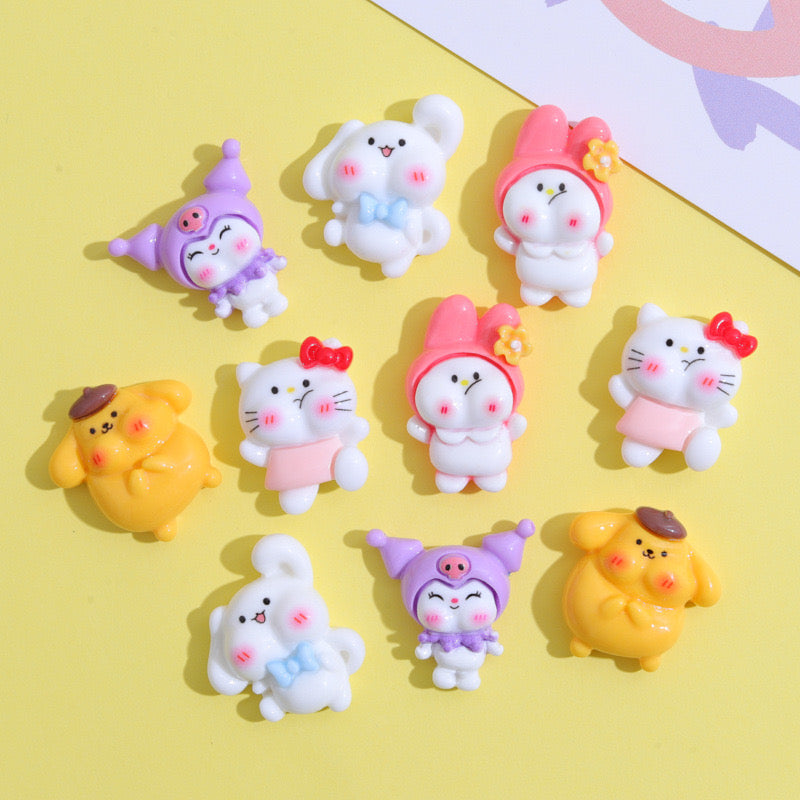 Sanriou cute resin cartoon