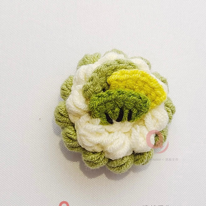 Knitted handcrafted pins