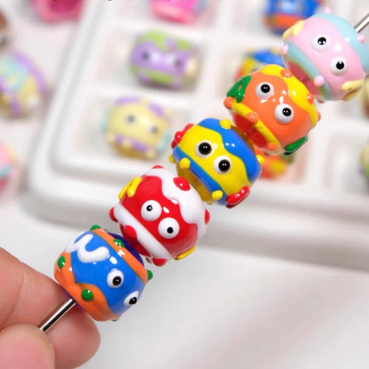 Little Monster Hand Painted
Beads