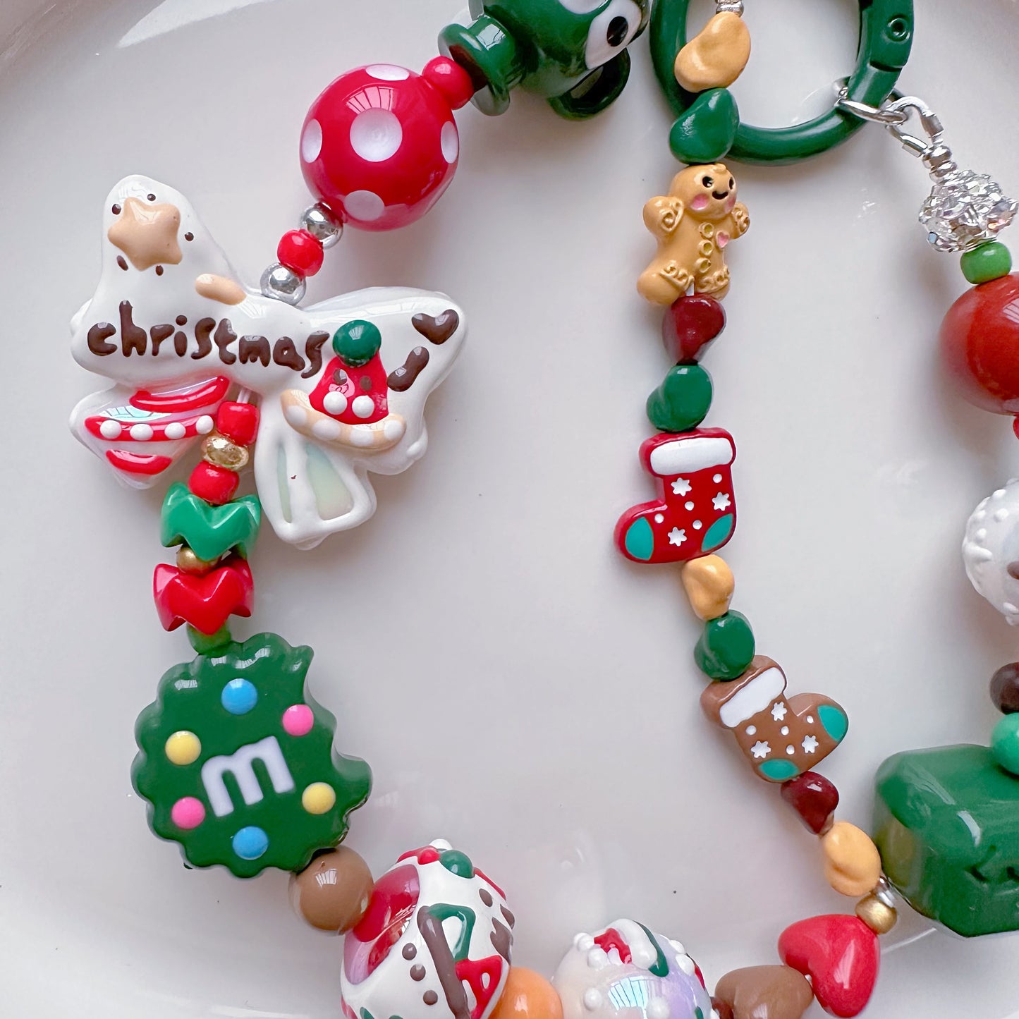 Christmas Collection Of Hand-Painted Beads