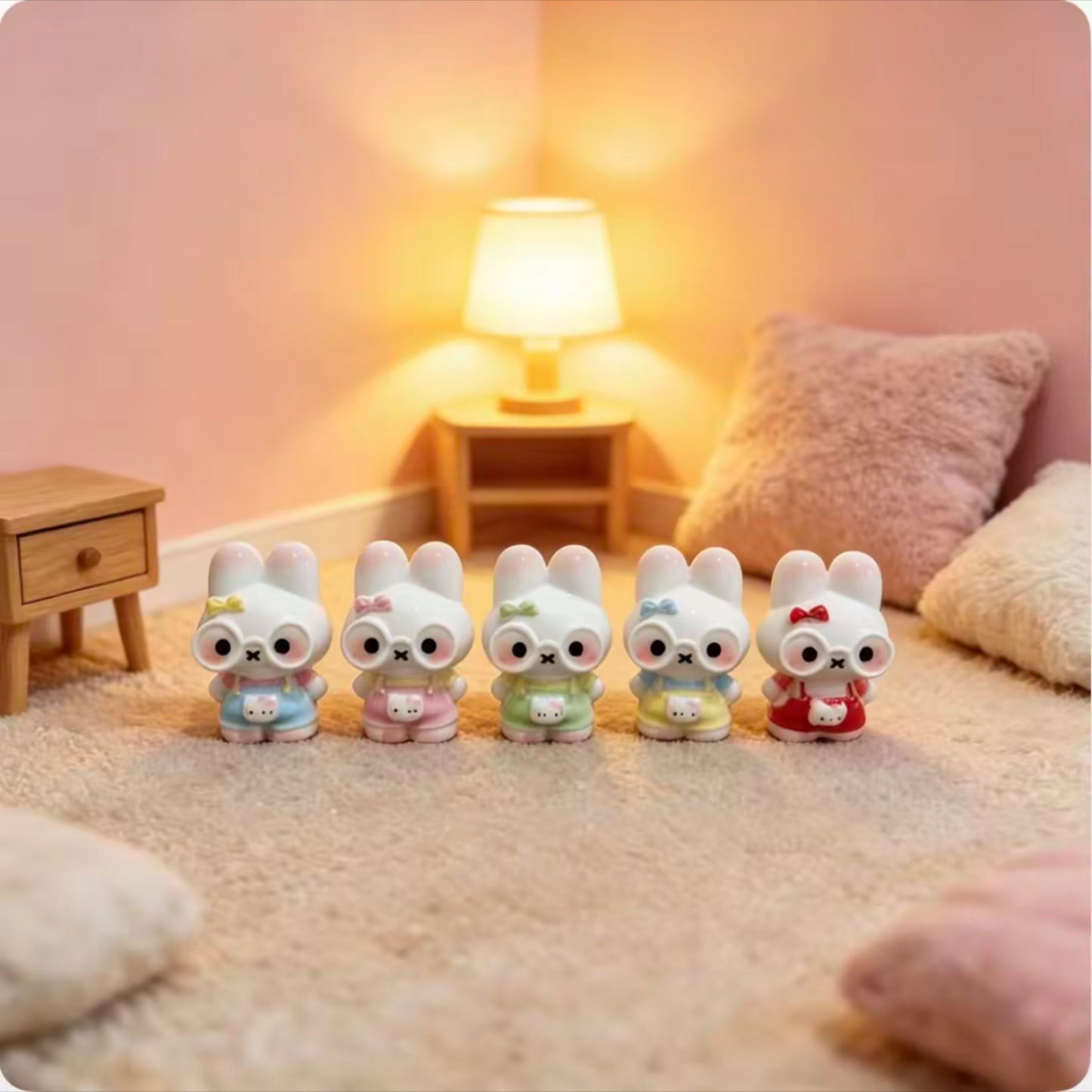 3D cartoon charm multi-style (rabbit modeling)