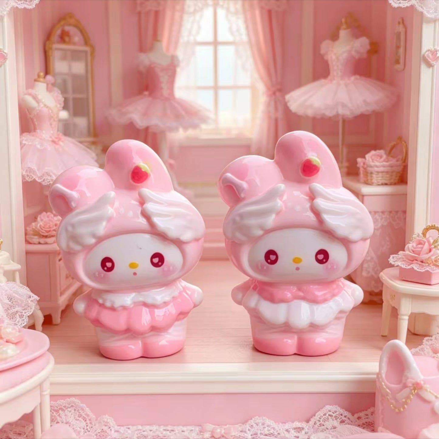 3D cartoon charm multi-style (rabbit modeling)