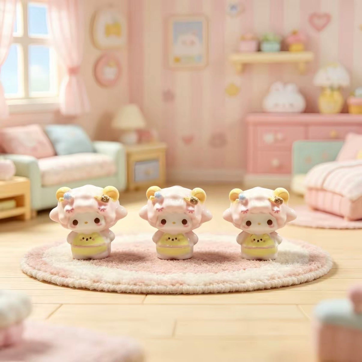 3D cartoon charm multi-style (sheep modeling)