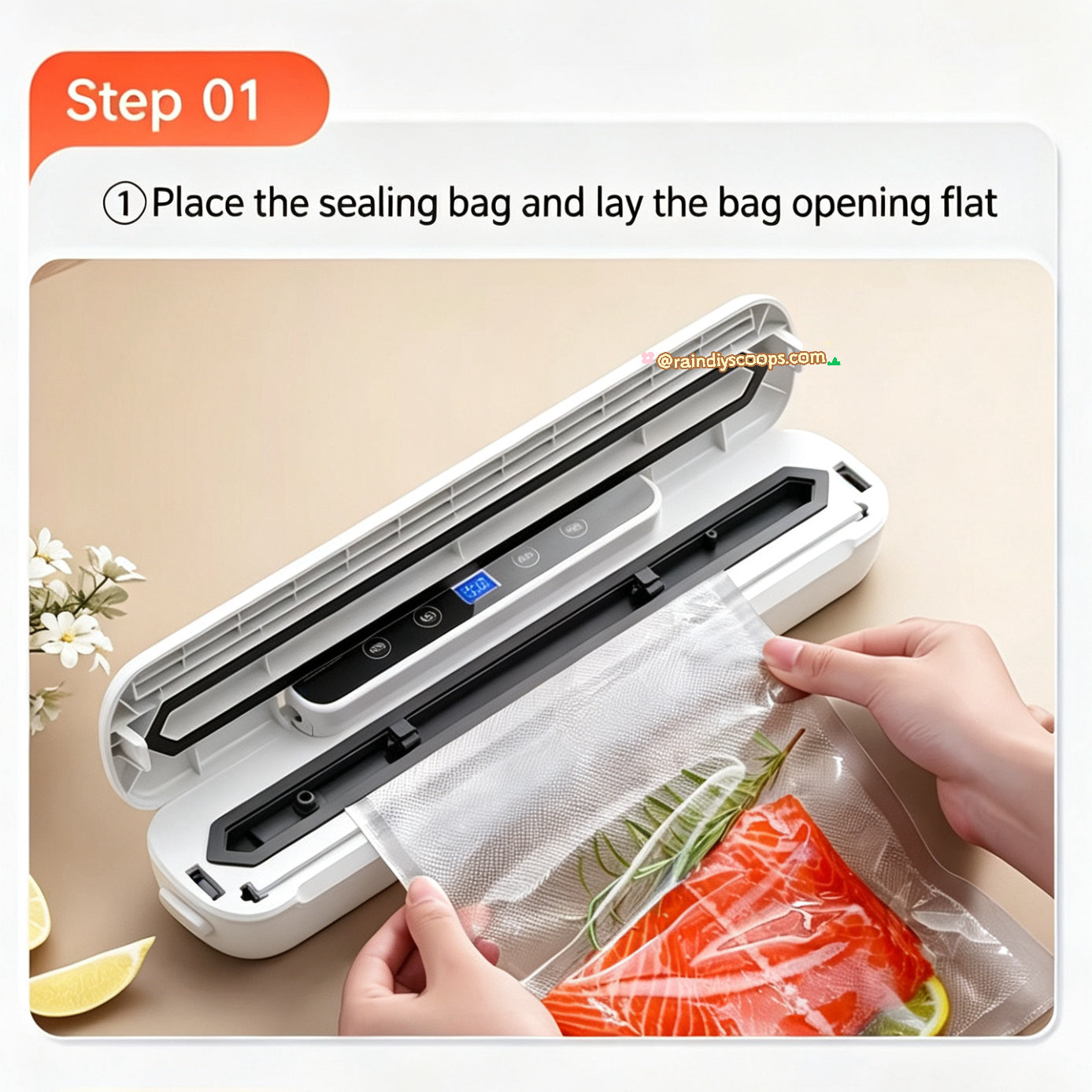 FOOD SEALING MACHINE｜ Multifunctional Vacuum Sealer for Food Preservation