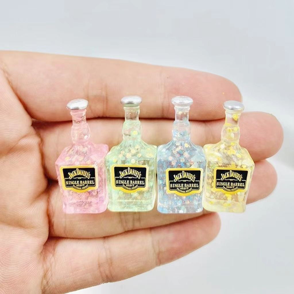 The charm of luminous mini bottle resin