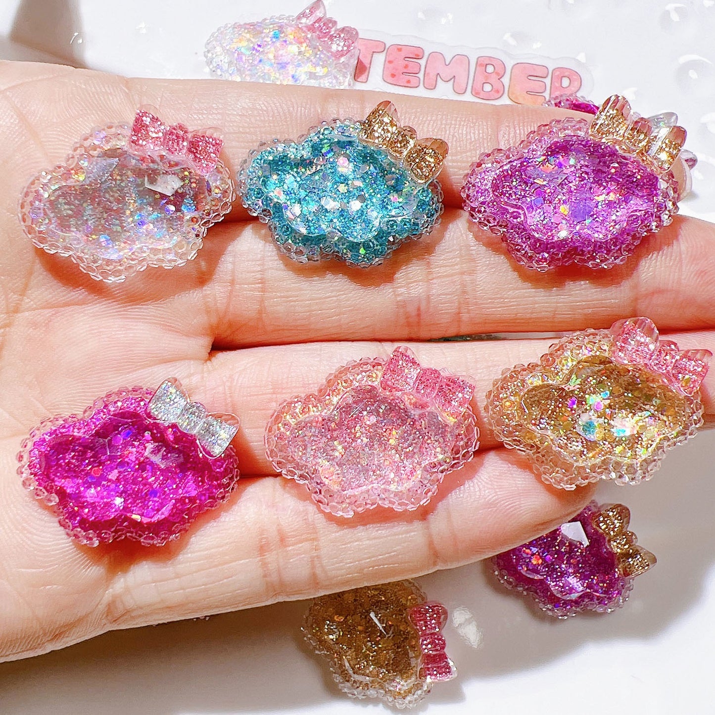 Luminous resin accessories diy accessories handmade material headdress
