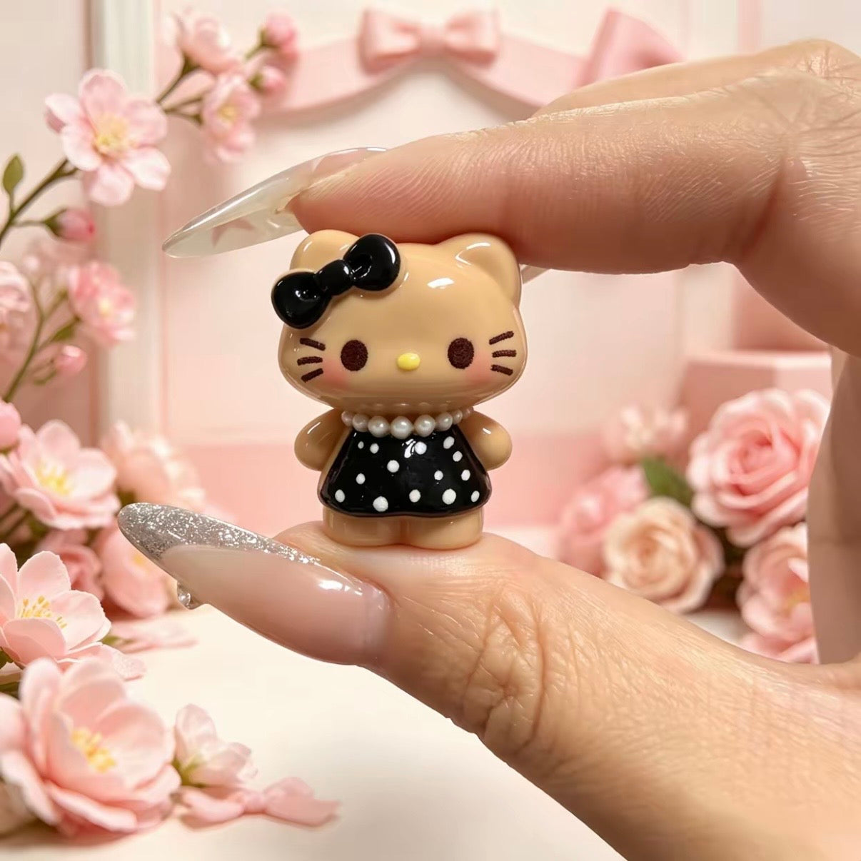 Celebrity K T3D resin charm, DIY mobile phone case keychain dollhouse