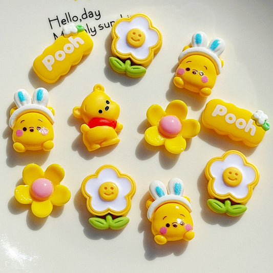 Cute resin cartoon charm
