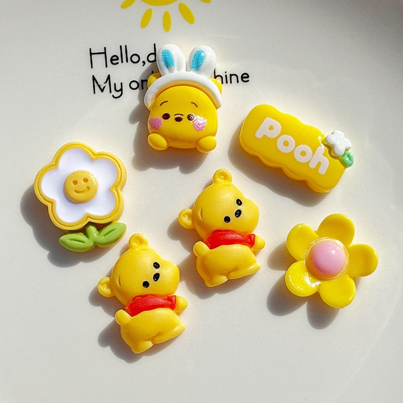 Cute resin cartoon charm