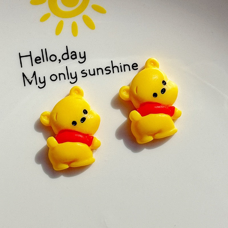 Cute resin cartoon charm