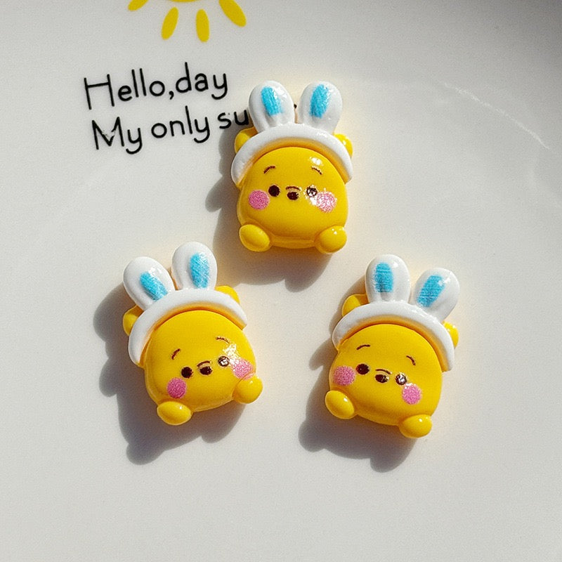 Cute resin cartoon charm
