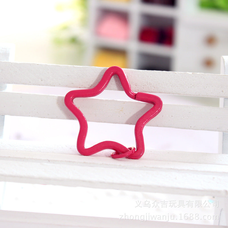 Five-Pointed Star Keychain Accessories