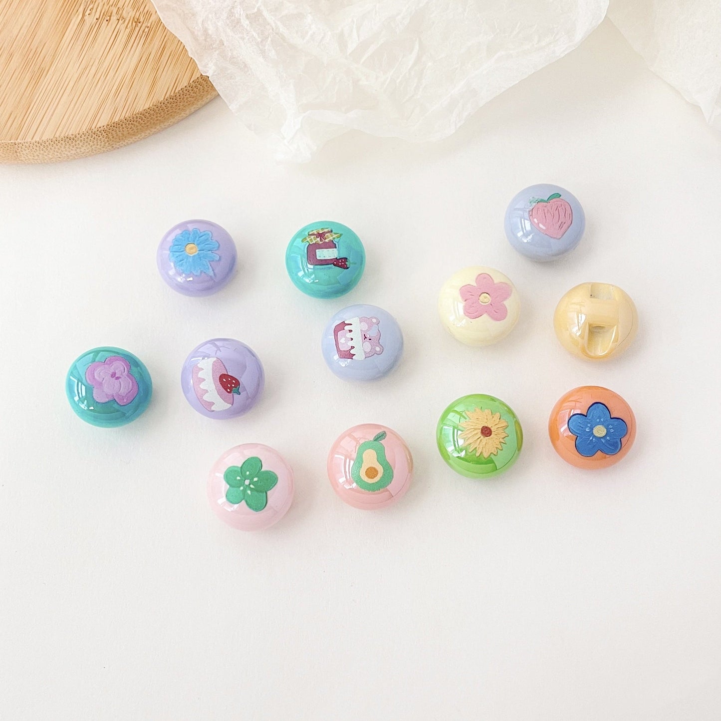 Cream Candy Beads