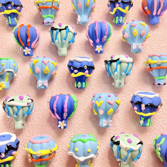 New product: Hand-painted Bead Hot Air Balloon Beading