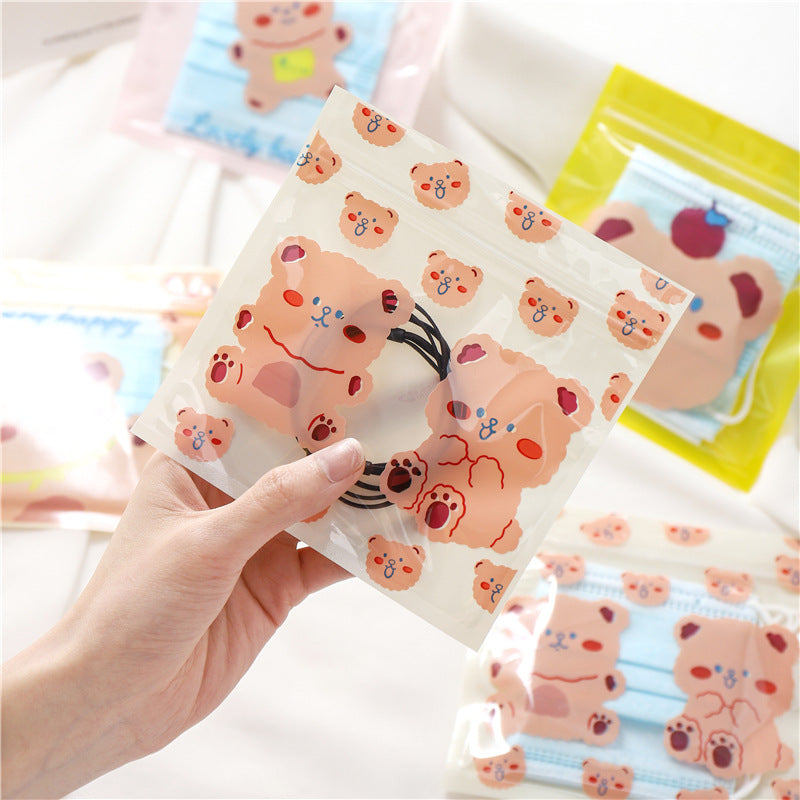 Cute Bear Ziplock Bag