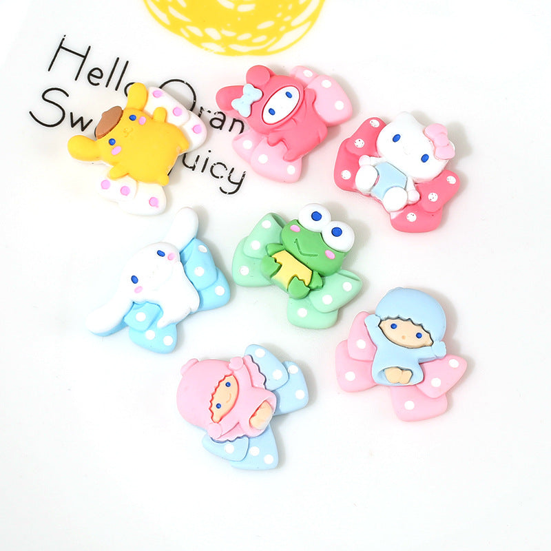 Cartoon Bow Sanrio DIY Charm